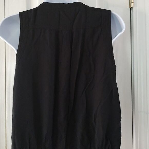 Banana Republic Factory  black  short romper Sz 4 - Picture 6 of 6